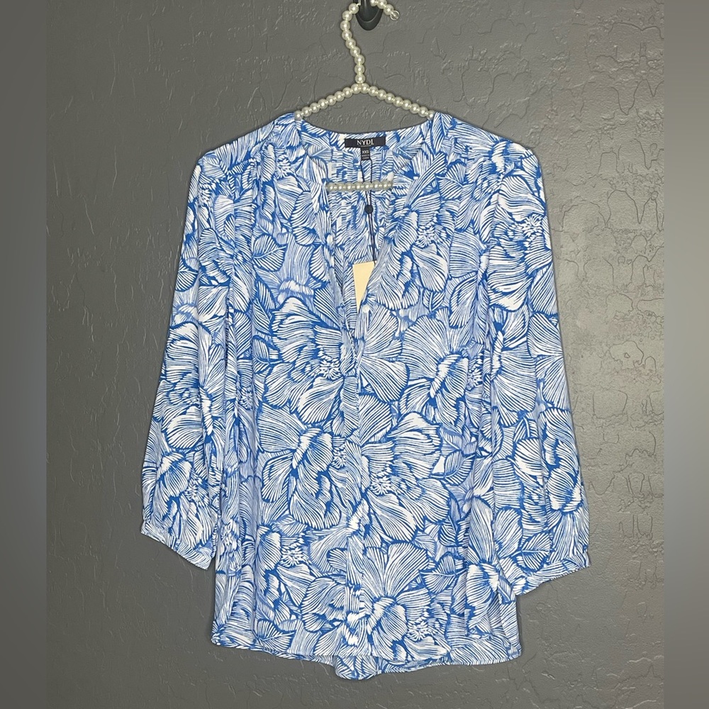 NYDJ Pintuck Blouse